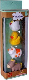 Mänguloom ASKATO Bath Toys 469257, mitmevärviline, 4 tk