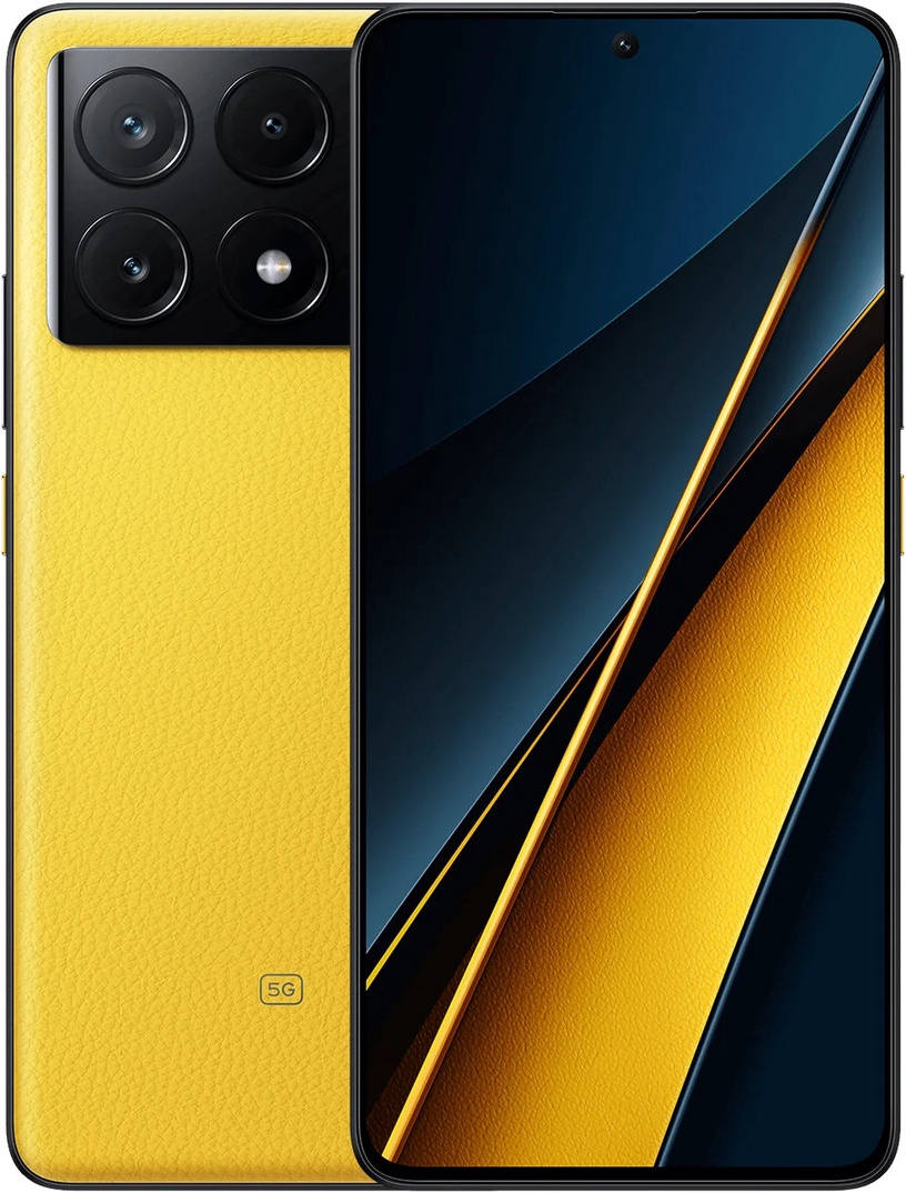 Mobiiltelefon Poco X6 Pro 5G, 512 GB, kollane
