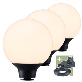 Подключаемое наружное светильник Ludeco Orsin, 1Вт, LED, IP44, белый, 13.5 см x 16 см