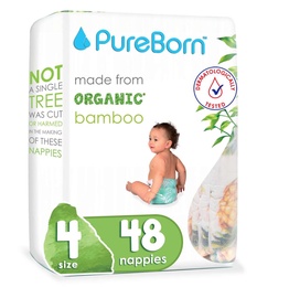 Mähkmed PureBorn, 4 suurus, 7 - 12 kg, 48 tk