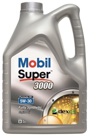 Motoreļļa Mobil Super 3000 5W - 30, sintētiskais, vieglajam auto, 5 l