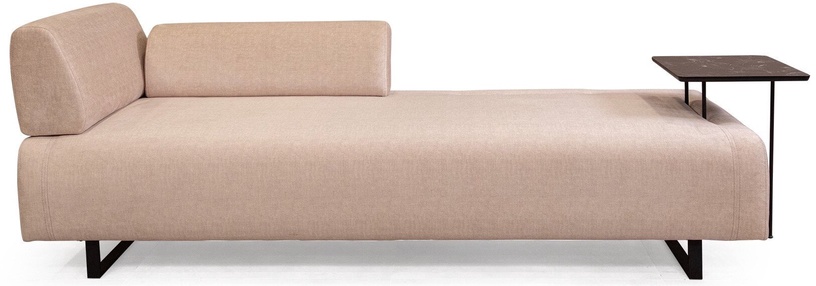 Диван-кровать Hanah Home Infinity with Table, светло-коричневый, 90 x 220 см x 80 см