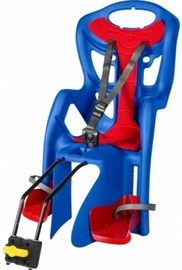 Bērnu sēdeklis velosipēdam Bellelli Pepe Standard 65551, zila/sarkana, aizmugurē
