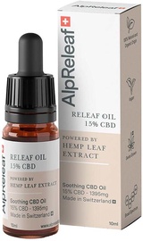 Sejas eļļa AlpReleaf Releaf 15% CBD, 10 ml, sievietēm