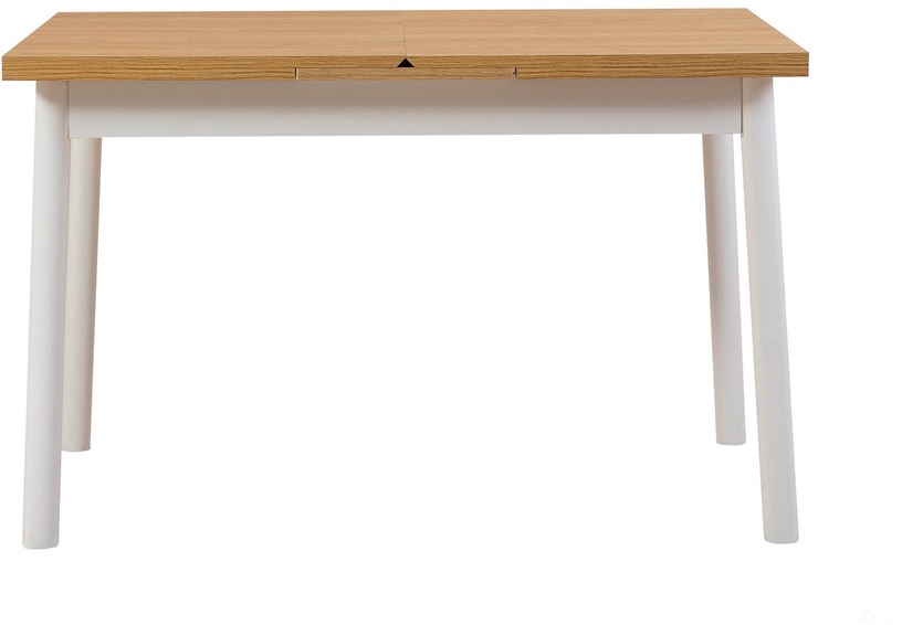 Ēdamistabas komplekts Kalune Design OLV-AC-TK9, balts/koka