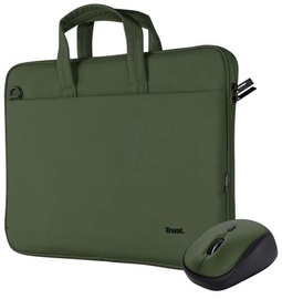 Сумка для ноутбука Trust Nb Case Bologna + Mouse Set 24989, зеленый, 16″