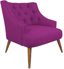 Atzveltnes krēsls Hanah Home Lamont 558ZEN1196, violeta, 85 cm x 73 cm x 80 cm