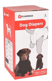 Autiņbiksītes Flamingo Dog Diapers 510587, L, 12 gab.
