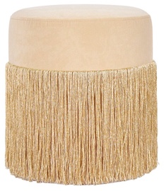 Pufs Hanah Home Merkur 209FLF1255, zelta, 45 cm x 45 cm x 40 cm