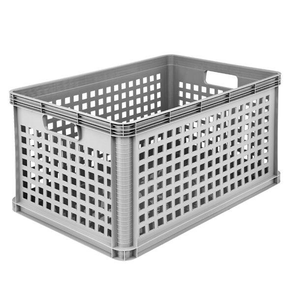 Hoiukast, transportimiseks/esemete hoidmiseks/mänguasjade jaoks Keeeper 1088513000000, 64 l, hall, 60 x 40 x 32 cm