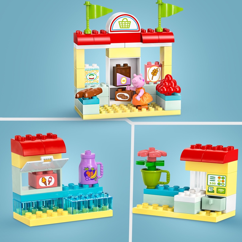 Konstruktor LEGO® Duplo Põrsas Peppa supermarket 10434