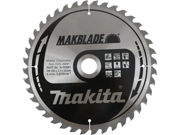 Пильный диск Makita B-08981, 260 мм x 30 мм