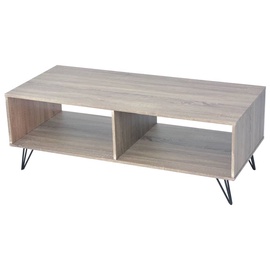 Kafijas galdiņš VLX MDF, pelēka, 1100 mm x 500 mm x 400 mm