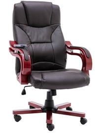 Kontoritool VLX Massage 20567, 75 x 66.5 x 109 - 117 cm, pruun