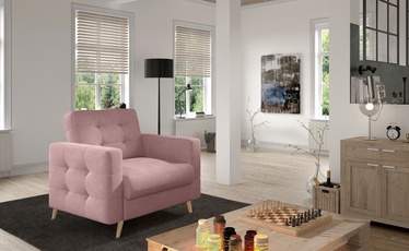 Atzveltnes krēsls Asgard Soro 61, rozā, 92 cm x 105 cm x 88 cm