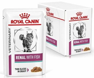 Влажный корм для кошек Royal Canin Renal R21827K, тунец, 0.085 кг, 12 шт.