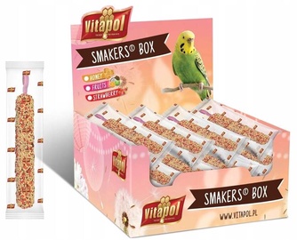 Nūjiņas Vitapol Smakers Box Strawberry ZVP-3232, maziem papagaiļiem, 0.580 kg