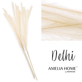 Dekoracija AmeliaHome Pampas Delhi 10625701, 125 cm, šiaudai, kreminė