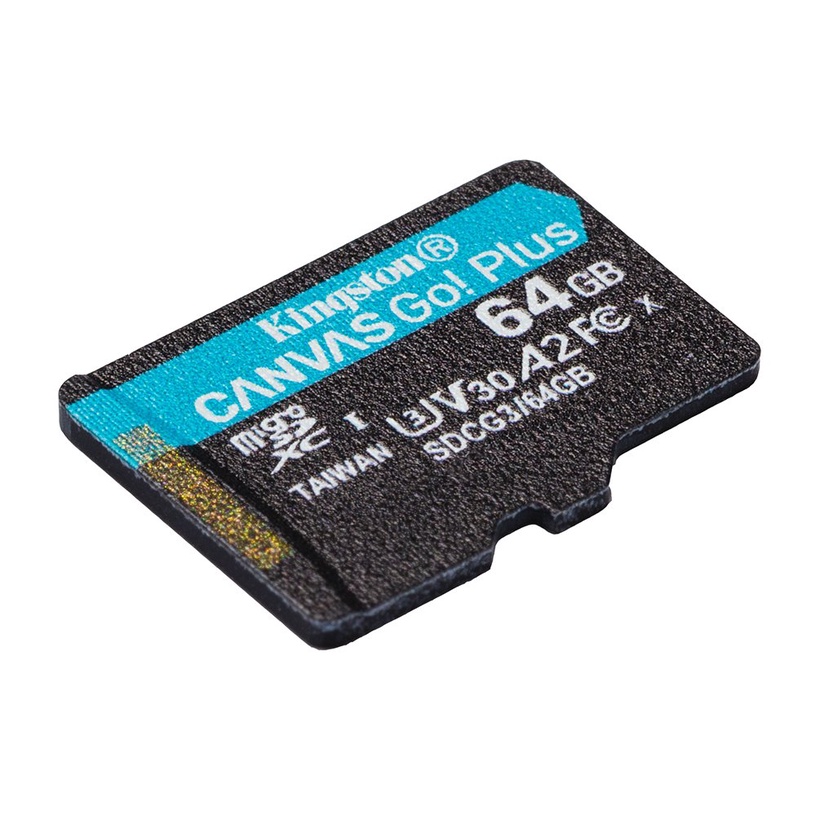 Mälukaart Kingston Canvas Go! Plus, 64 GB, 170 Mb/s - 70 Mb/s