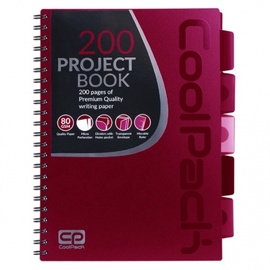 Märkmik CoolPack Spiral Note Book 94221CP, ruuduline, A4, 200 lehte