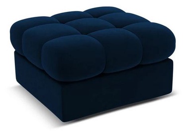 Pufs Micadoni Home Justin Velvet, zila, 60 cm x 60 cm x 38 cm