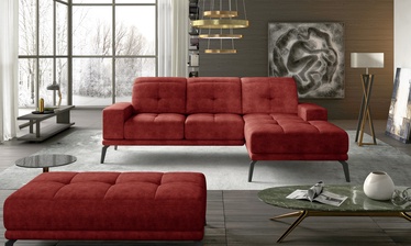 Mēbeļu komplekts Torrense & Pouf Right Dora 63, iekštelpu, sarkana