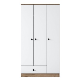 Riidekapp Kalune Design BA117 2253, valge, 42.5 cm x 90 cm x 170 cm