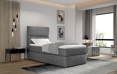 Кровать Arco Sawana 05, 90 x 200 cm, серый, с матрасом, с решеткой