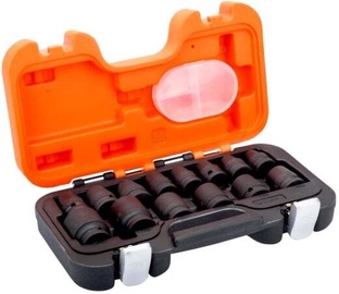 Набор торцевых головок Bahco Sockets Set, 10 - 27 мм, 1/2", 14 шт.