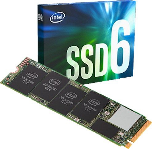 Kietasis diskas (SSD) Intel 660p SSDPEKNW010T8X1, M.2, 1 TB