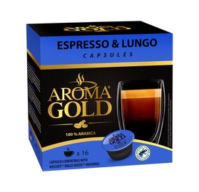 Kavos kapsulės Aroma Gold, 0.256 kg