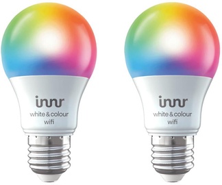 Spuldze Innr WiFi Bulb WRB 785 C-2 LED, A60, daudzkrāsaina, E27, 9.5 W, 806 lm, 2 gab.