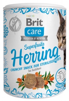 Лакомство для кошек Brit Care Superfruits Adult, рыба, 0.1 кг