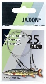 Makšķerēšanas pavadiņa Jaxon Wire Leaders 4120190, 25 cm, melna