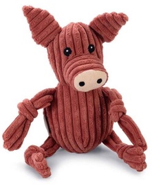 Rotaļlieta sunim Beeztees Pig Piggi 619172, 33 cm, rozā, 33