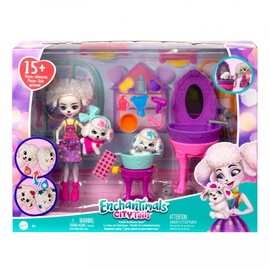 Lėlė - figūrėlė Enchantimals Poodle Beauty Salon HHC20, 10 cm