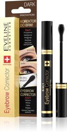 Korektora Eveline Eyebrow Corrector 5in1 Dark, 9 ml