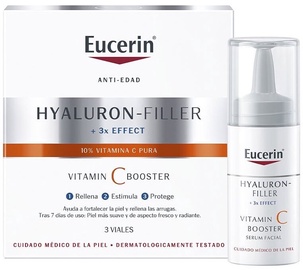 Ampulas Eucerin Hyaluron-Filler + 3x Effect Vitamin C Booster, 24 ml, sievietēm
