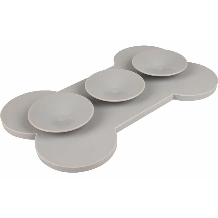 Миска для корма Flamingo Lick Pad Petrol L, 0.5 л