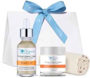 Sejas kopšanas līdzekļu komplekts sievietēm The Organic Pharmacy Brighten & Glow, 90 ml, sievietēm