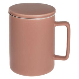 Krūze ar sietu un vāku Secret de Gourmet Nature, rozā, 0.4 l