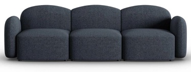 3-vietīgs dīvāns Micadoni Home Blair, tumši zila, 872 x 87 cm x 80 cm