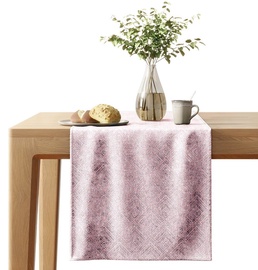 Piklik laudlina AmeliaHome Caspe, kuldne/roosa, 1400 mm x 400 mm