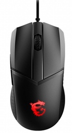 Игровая мышь MSI Clutch GM41 Lightweight V2 с проводом к usb / ps/2, черный