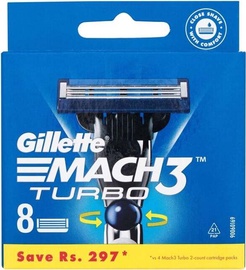 Лезвия Gillette Mach3 Turbo, 8 шт.