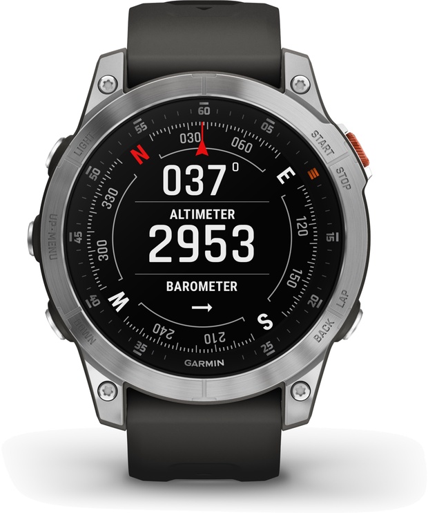 Viedais pulkstenis Garmin epix™ (Gen 2), pelēka