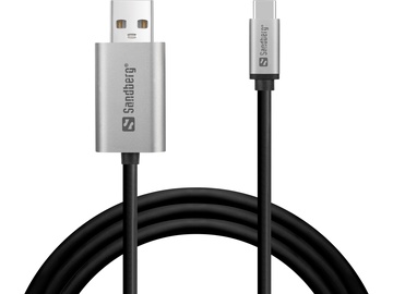 Kaabel Sandberg 136-51 USB-C Male, HDMI Male, 2 m, hall