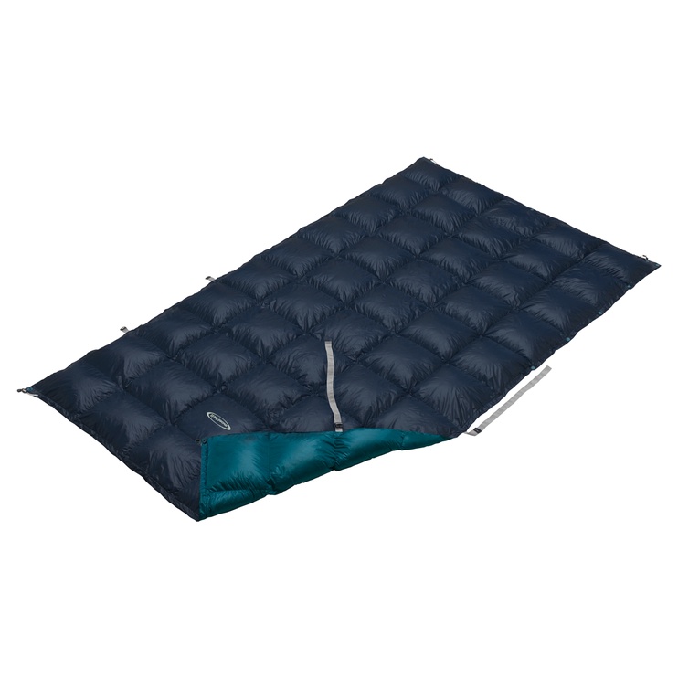 Пуховое одеяло Mont-Bell Wrap, синий, -, 214 см