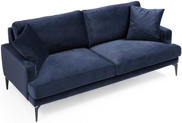 Dīvāns Hanah Home Papira, tumši zila, 175 x 90 x 88 cm