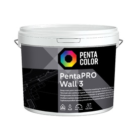 Krāsa Pentacolor PentaPro Wall 3, balta, 5 l
